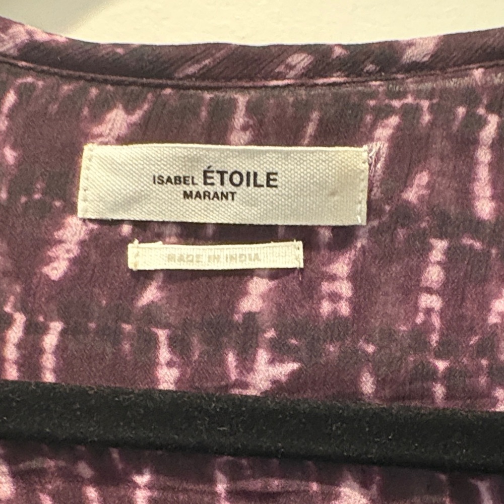 Isabel Marant Dark Patterned Blouse - image 2